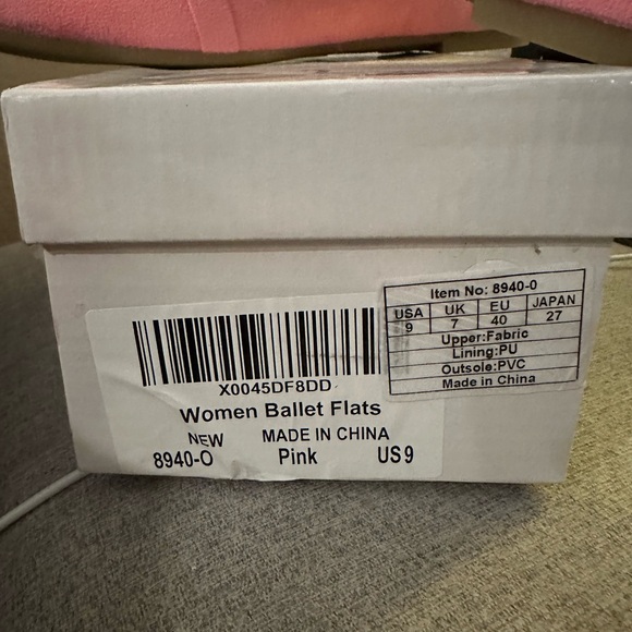 Women’s Ballet Flats Pink Size 9 brand new in box - Picture 2 of 3